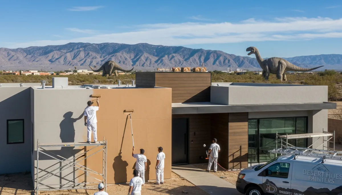 Professional house painting service in Palm Springs, CA for residential exteriors and interiors