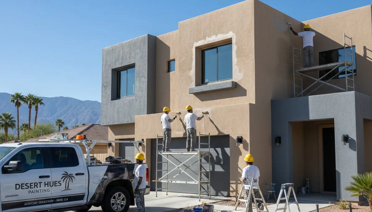 Palm Springs, CA house painters providing professional interior and exterior painting services