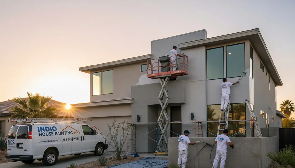 House painting service in Palm Springs, CA for residential exterior and interior painting projects