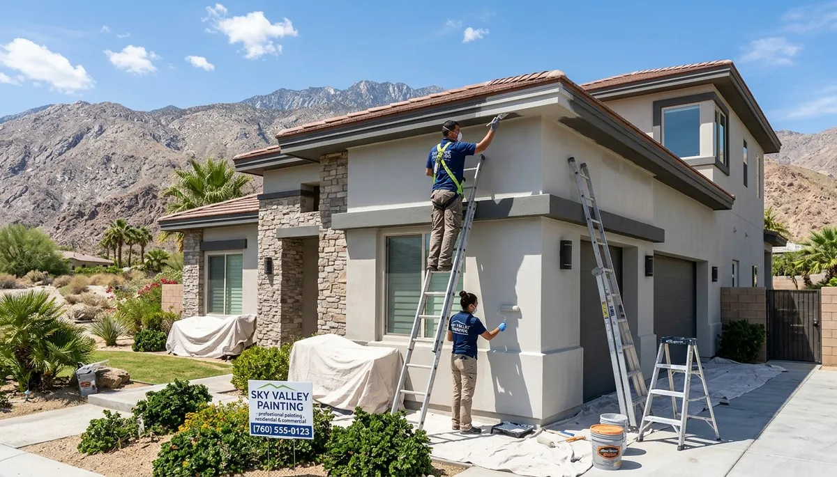 Professional house painting services in Palm Springs, CA by PaintingPalmSpringsCA.com